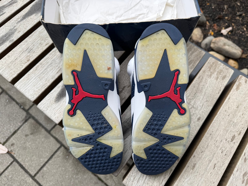 Jordan 6 Retro Olympic (2024) *USED* (NO BOX LID)