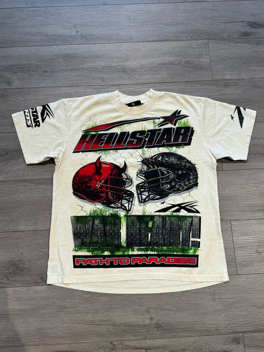 Hellstar “War Ready! White” T-Shirt