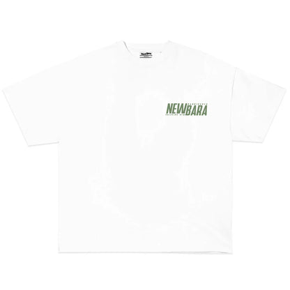 Newbara “Stand On Business” (White/Green) Tee