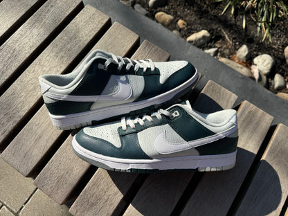 Nike Dunk Low Retro Split Deep Jungle *USED* (NO BOX)