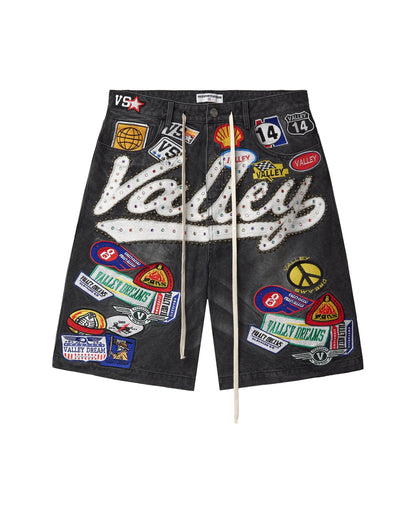 Vale Forever BLACK 1980s JORTS