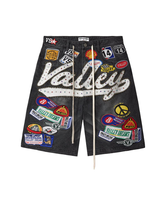 Vale Forever BLACK 1980s JORTS