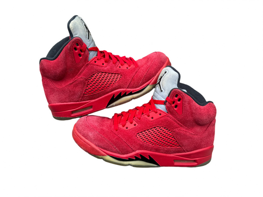 Jordan 5 Retro Red Suede *USED*  (REP BOX)