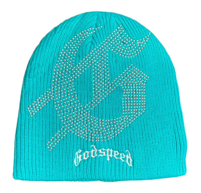Godspeed STUDDED Beanie (TEAL)