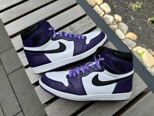 Jordan 1 Retro High Court Purple White (NO BOX) *USED*