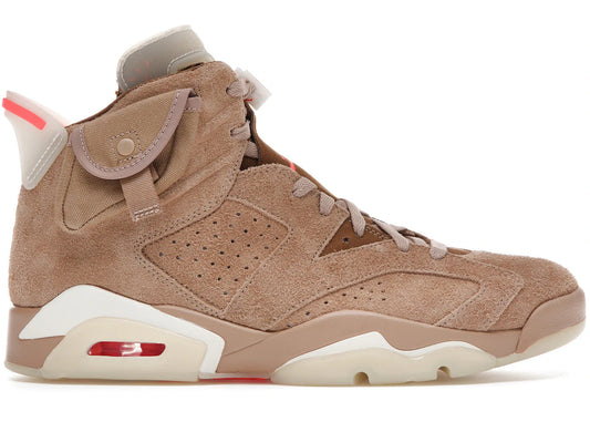 Jordan 6 Retro Travis Scott British Khaki (NO BOX) *USED*
