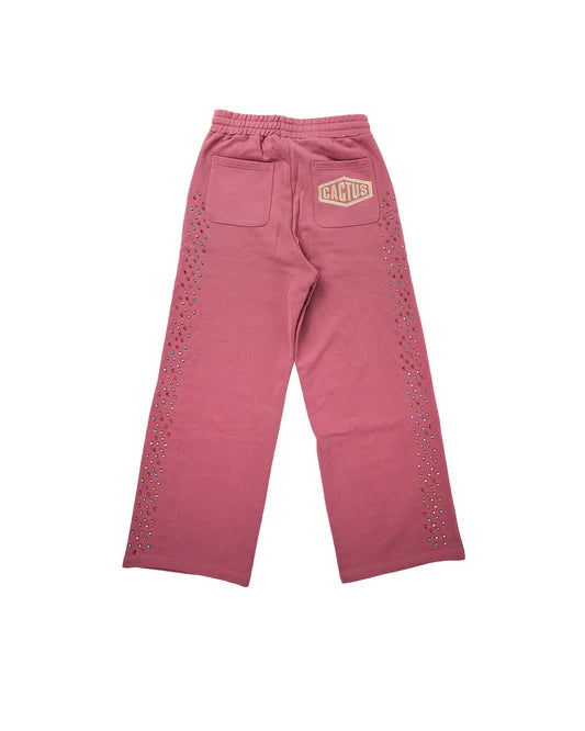 AZVA Crystal Cactus (Raspberry) Sweat Pants