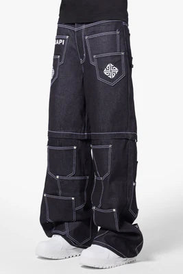 Guapi Jade Black Convertible Dice Pant (Jade-Black-Convertible-Dice-Pant)