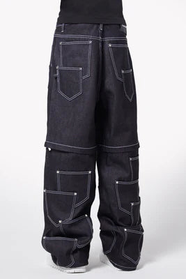 Guapi Jade Black Convertible Dice Pant (Jade-Black-Convertible-Dice-Pant)