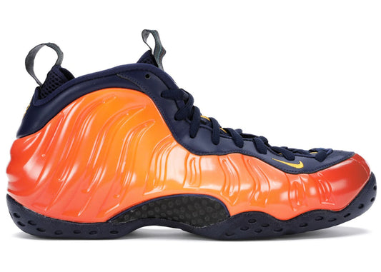 Nike Air Foamposite One Blue Void Rugged Orange *USED* *REP BOX*