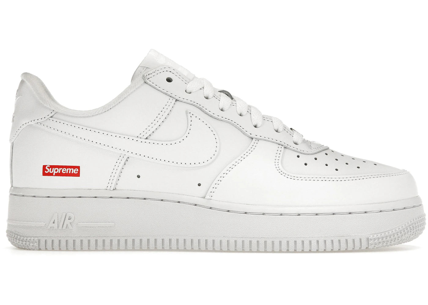 Nike Air Force 1 Low Supreme White (REP BOX) *USED*