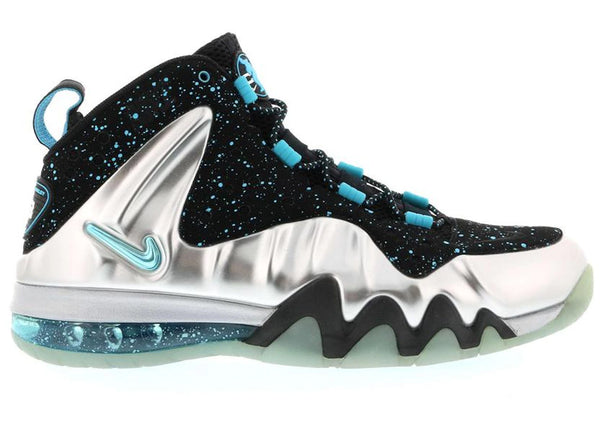 Nike Barkley Posite Max Metallic Silver Gamma Blue *USED* (REP BOX)