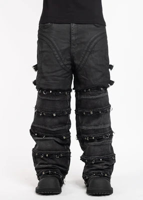 Guapi Obsidian Black Waxed Convertible Denim (Obsidian-Black-Waxed-Convertible-Denim)