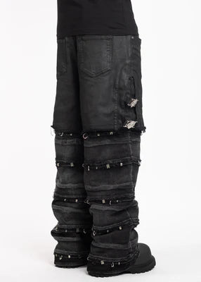 Guapi Obsidian Black Waxed Convertible Denim (Obsidian-Black-Waxed-Convertible-Denim)