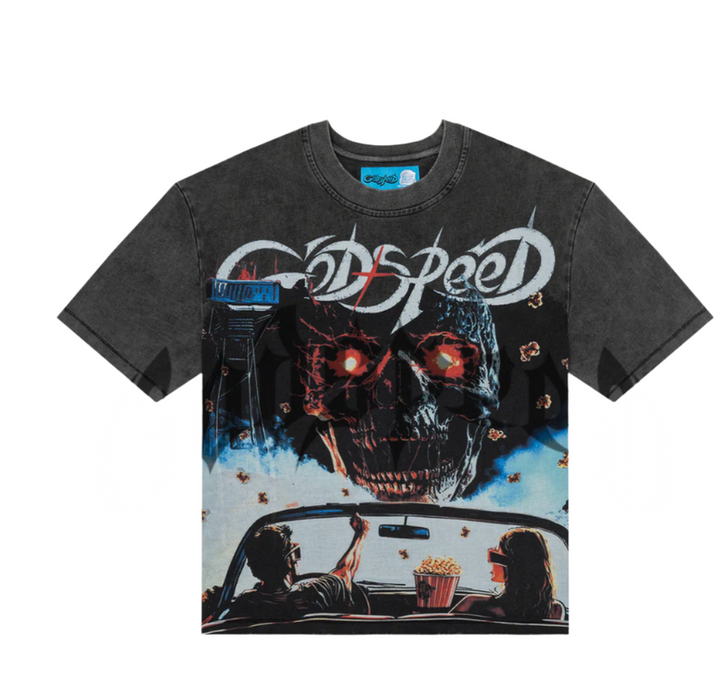 Godspeed Drive-In T Shirt Grey Wash