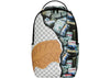 Sprayground Cream Check Full Of Cash Backpack Multicolor