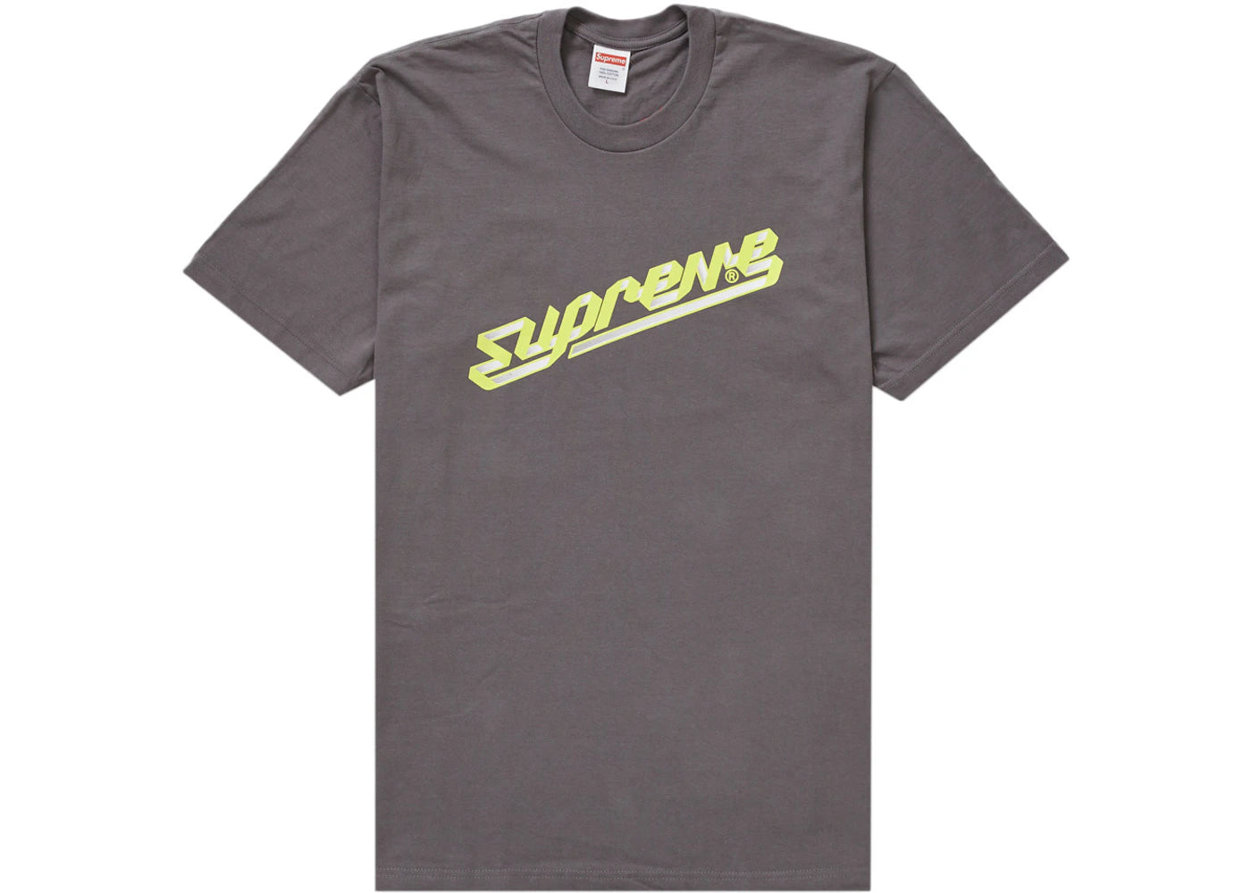 Supreme Banner Tee (FW23) Charcoal