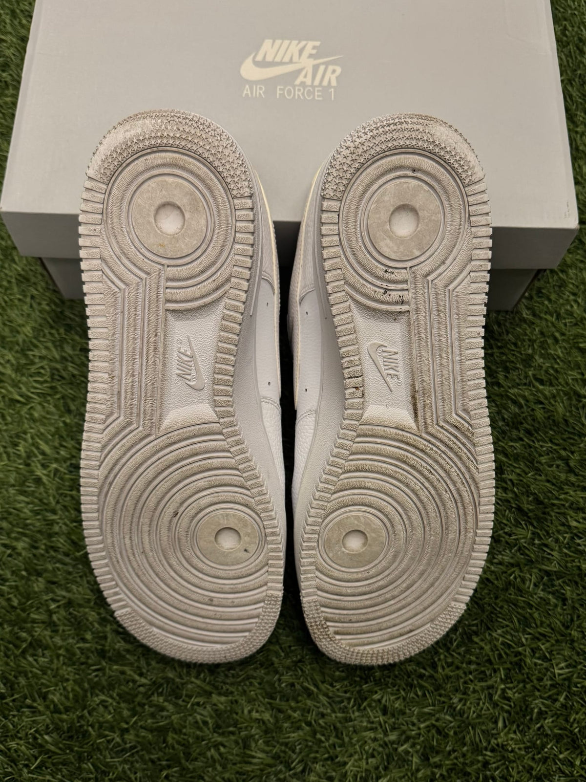 Nike Air Force 1 Low Triple White Tumbled Leather