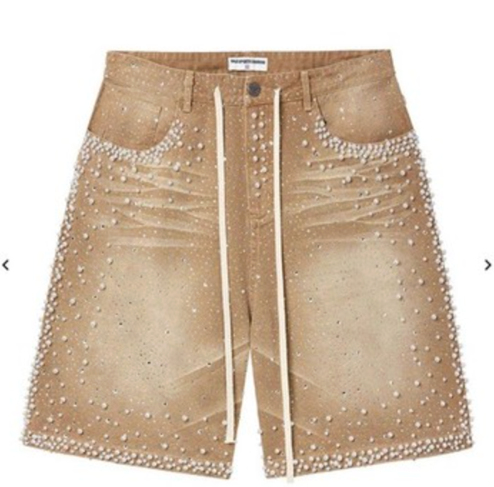 Vale Forever Sand Storm Jorts 'Tan'