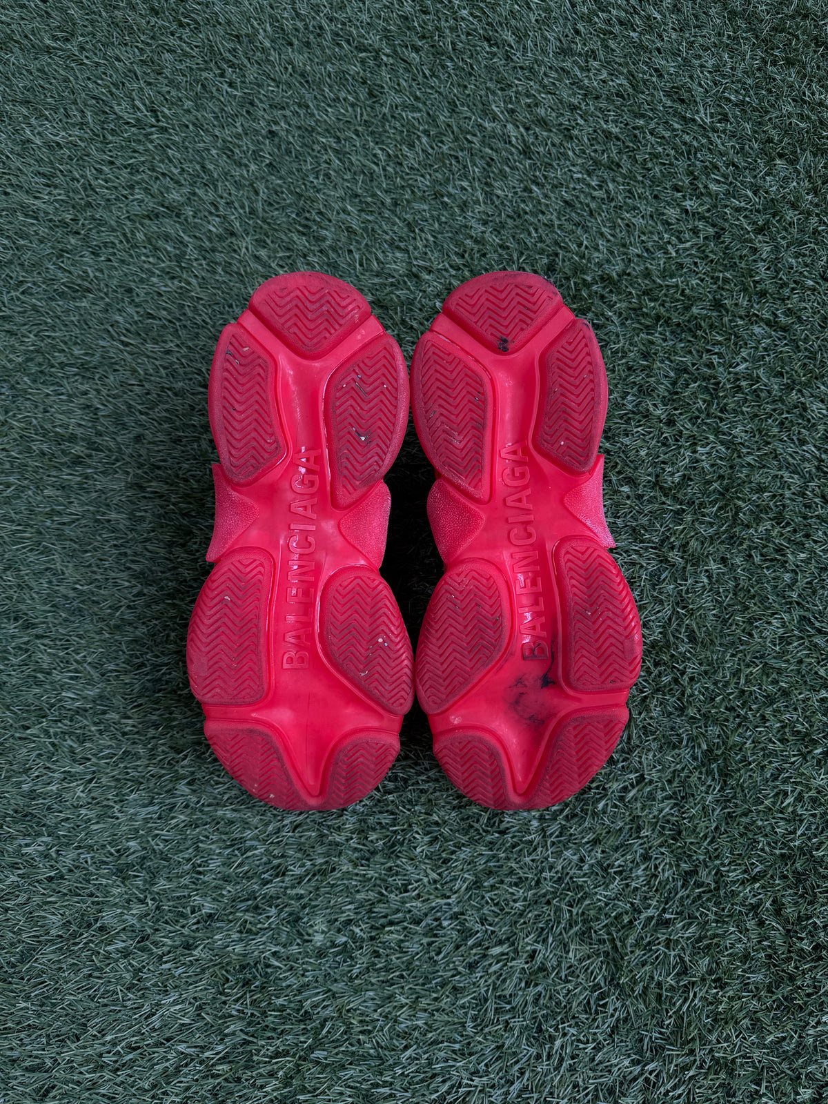 Balenciaga Triple S Red Clear Sole