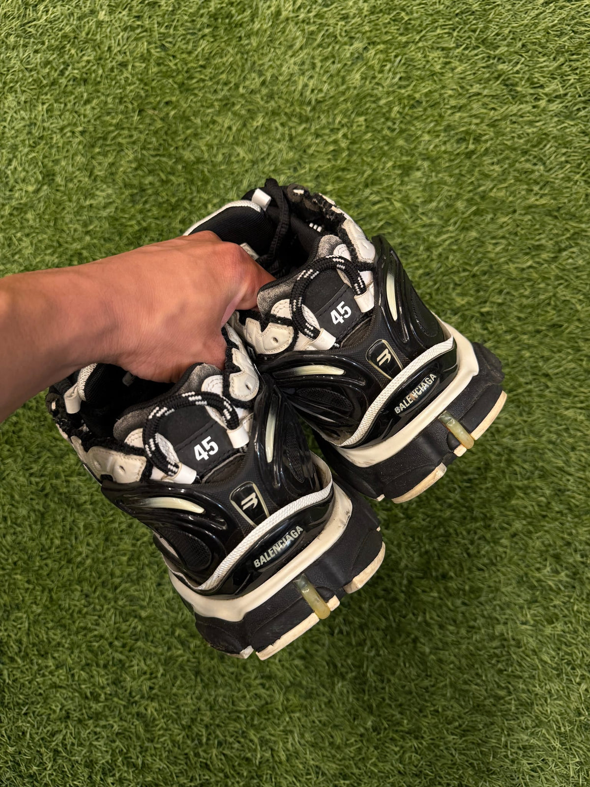 Balenciaga Runner White Black White