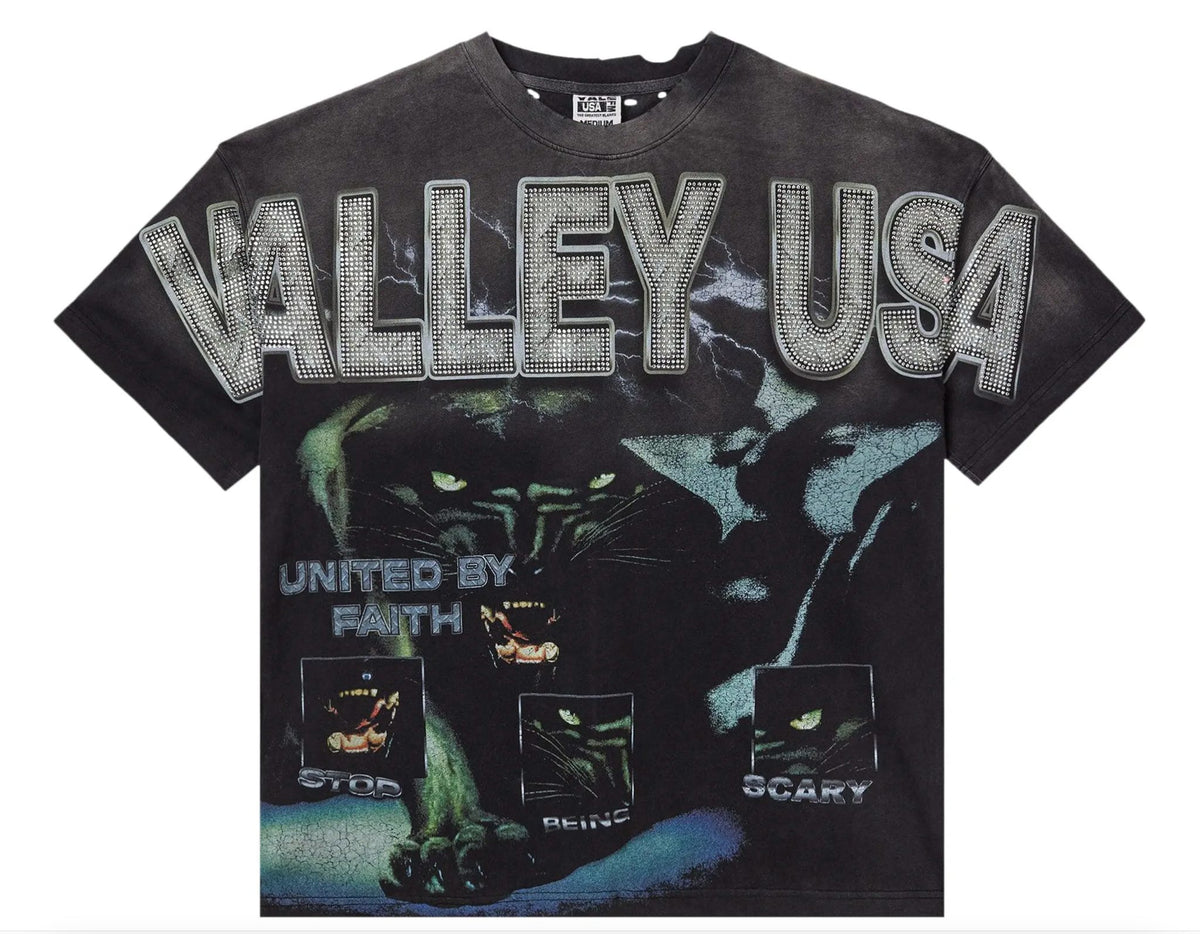 Vale Forever Faith Bling Tee 'Black'