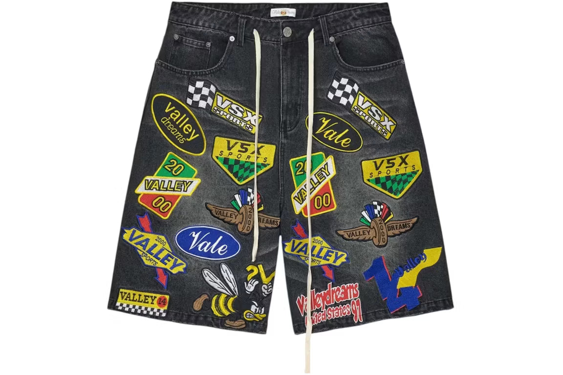 Vale Forever Passport Jorts Black