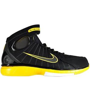 Nike Air Zoom Huarache 2K4 Black Varsity Maize