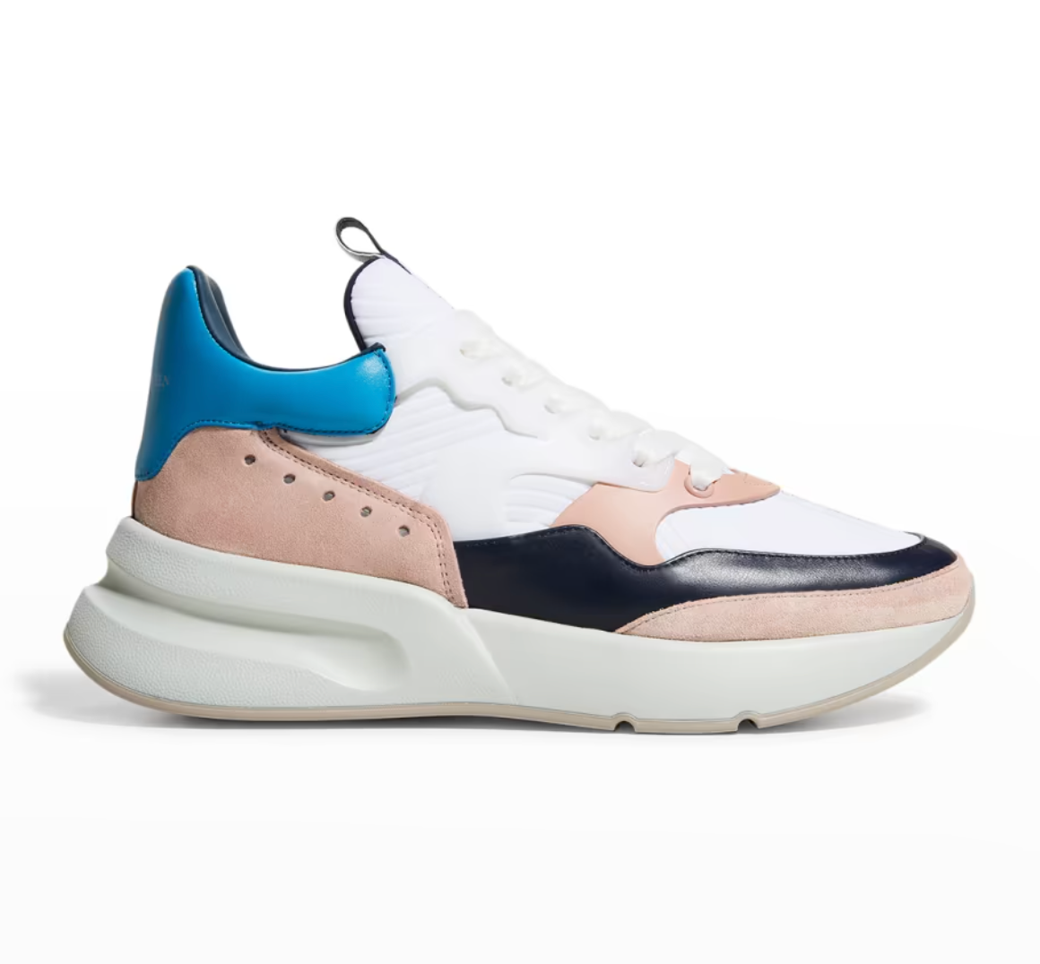 Alexander McQueen Oversized Runner 'Colorblock- Soft Pink'
