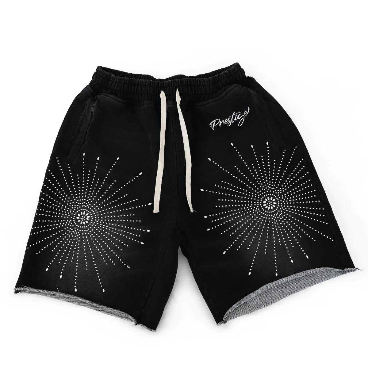 Prestige Star Rhinestone 'Black' Shorts