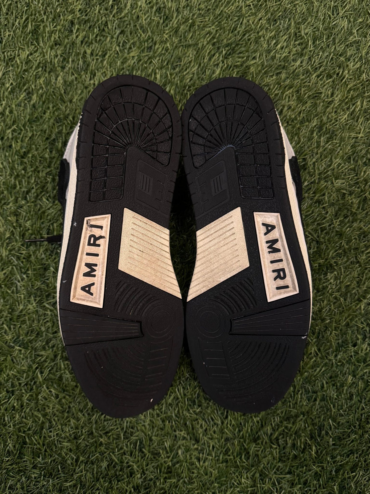 AMIRI Skel Top Low White Light Grey Black