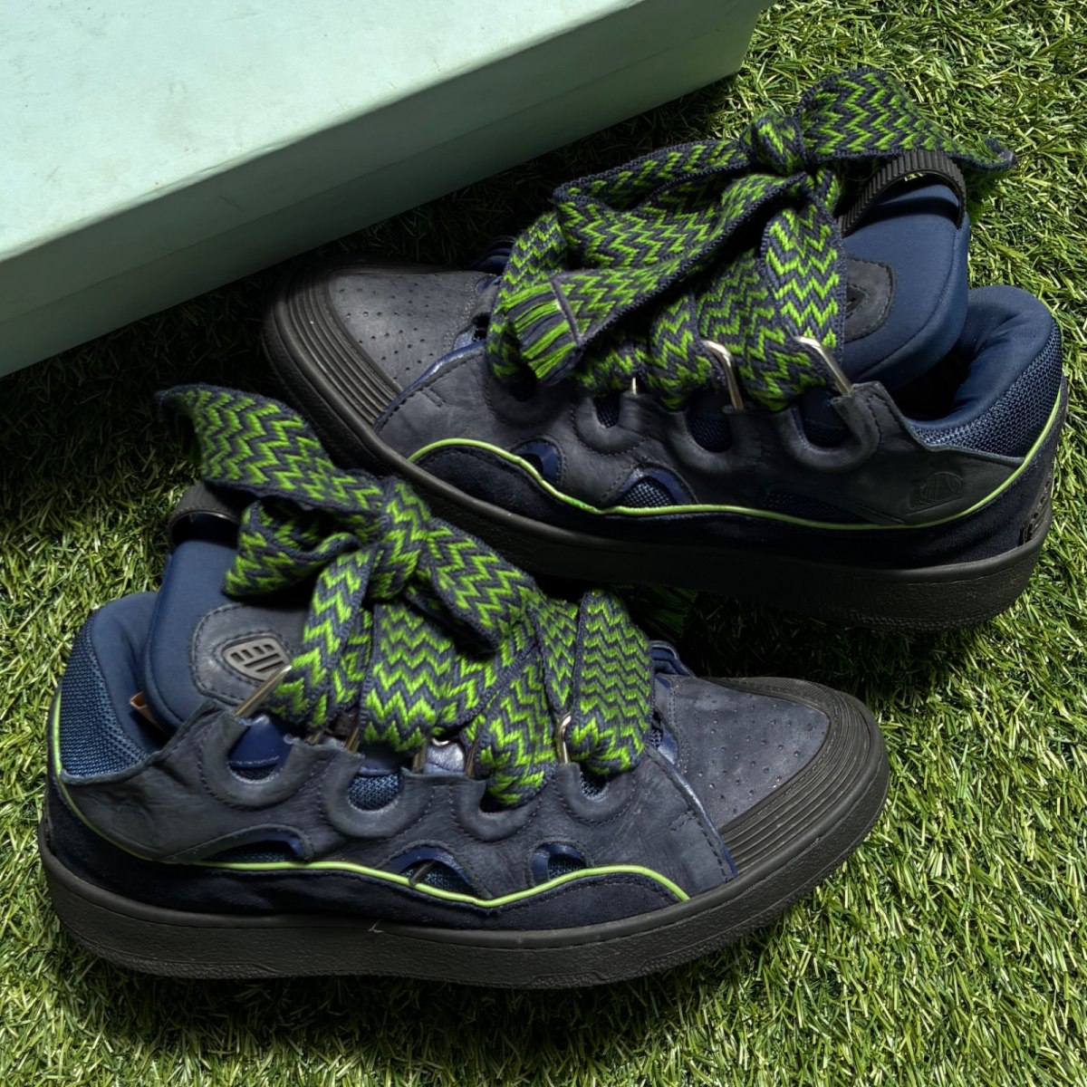 Lanvin Curb Calfskin Green
