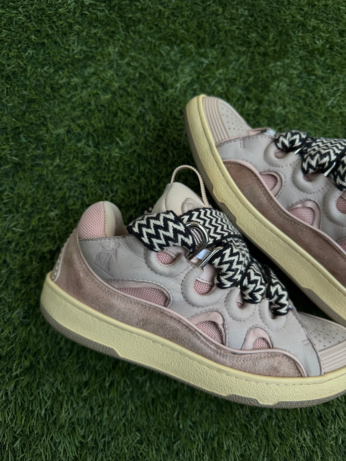 Lanvin Curb Sneakers 'Pink'