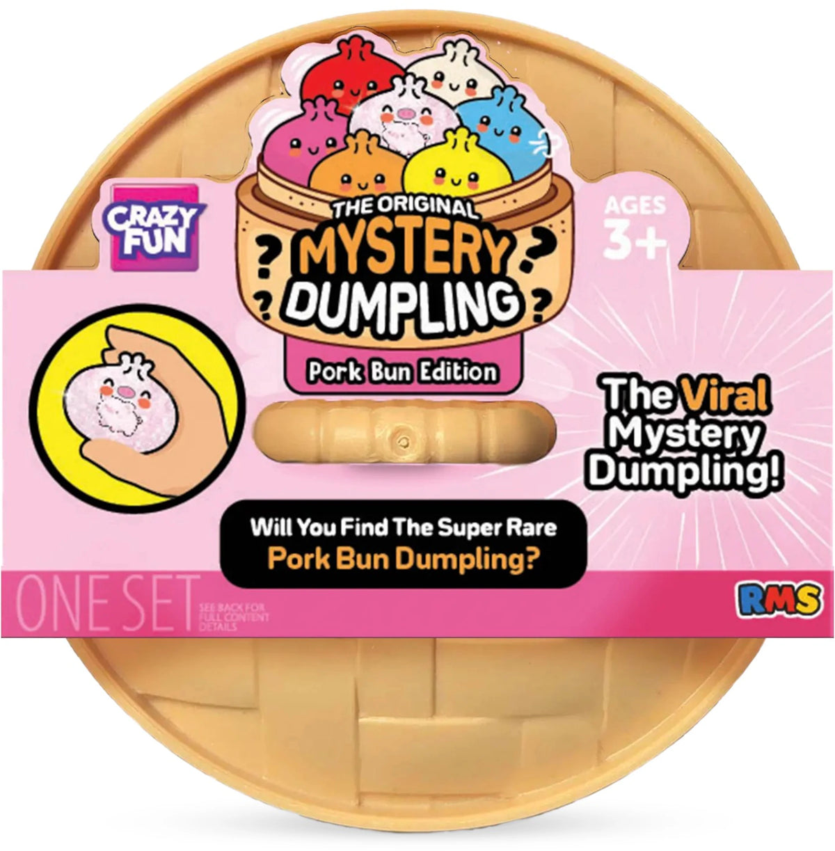 Squishy Bun The Original Mystery Dumpling Pork Bun Edition Blind Box