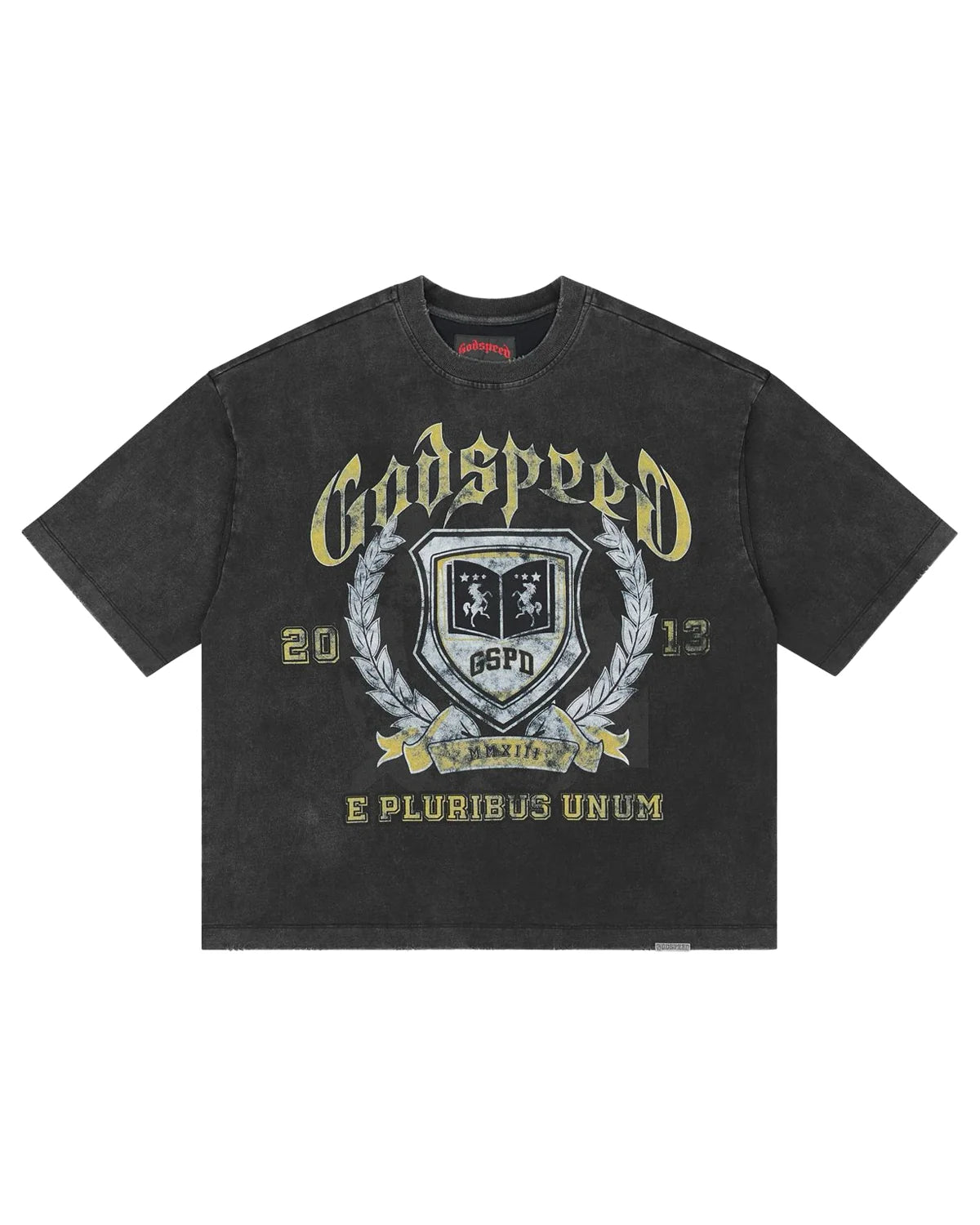 Godspeed Crest T-Shirt Black Wash