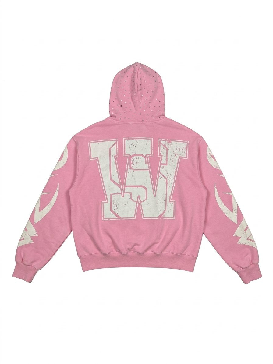Stop Waiting Studios Pink Pink Hoodie