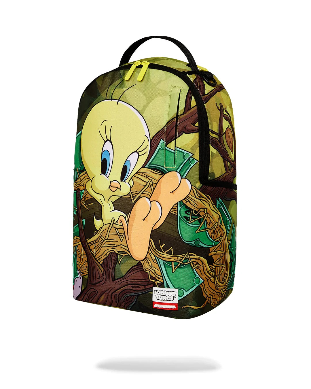 SPRAYGROUND LOONEY TUNES TWEETY MONEY NEST SHARK DLXR BACKPACK