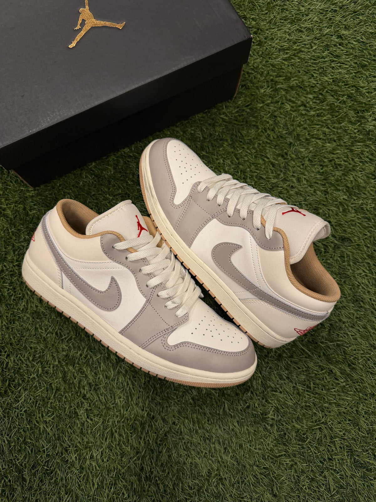 Jordan 1 Low Sail College Grey Rattan