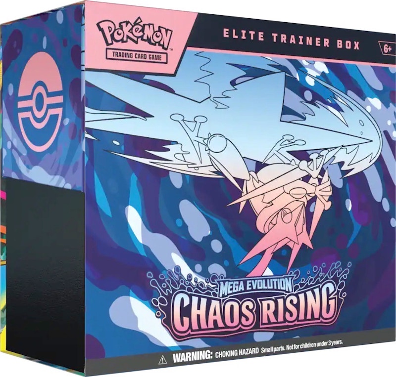Pokemon Chaos Rising Elite Trainer Box 2026 Pokemon Mega Evolution