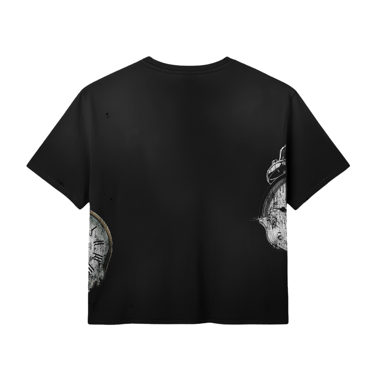 Stop Waiting Studios Vintage Clock Black Tee