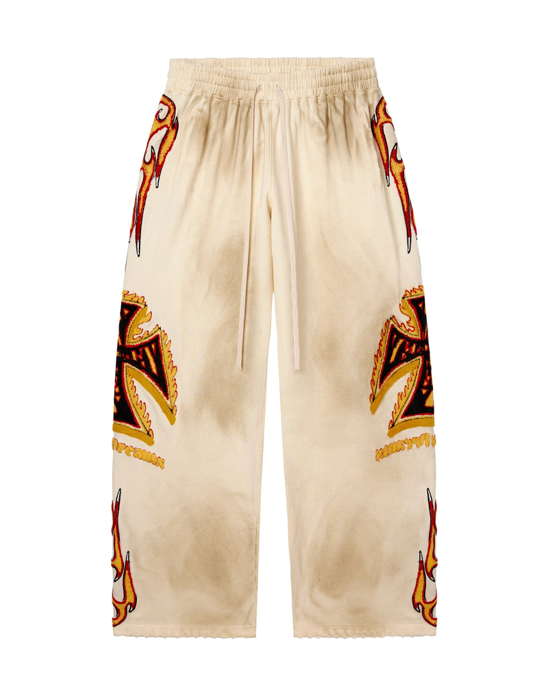 Vale Forever LA FLARE SWEATS 'BONE'