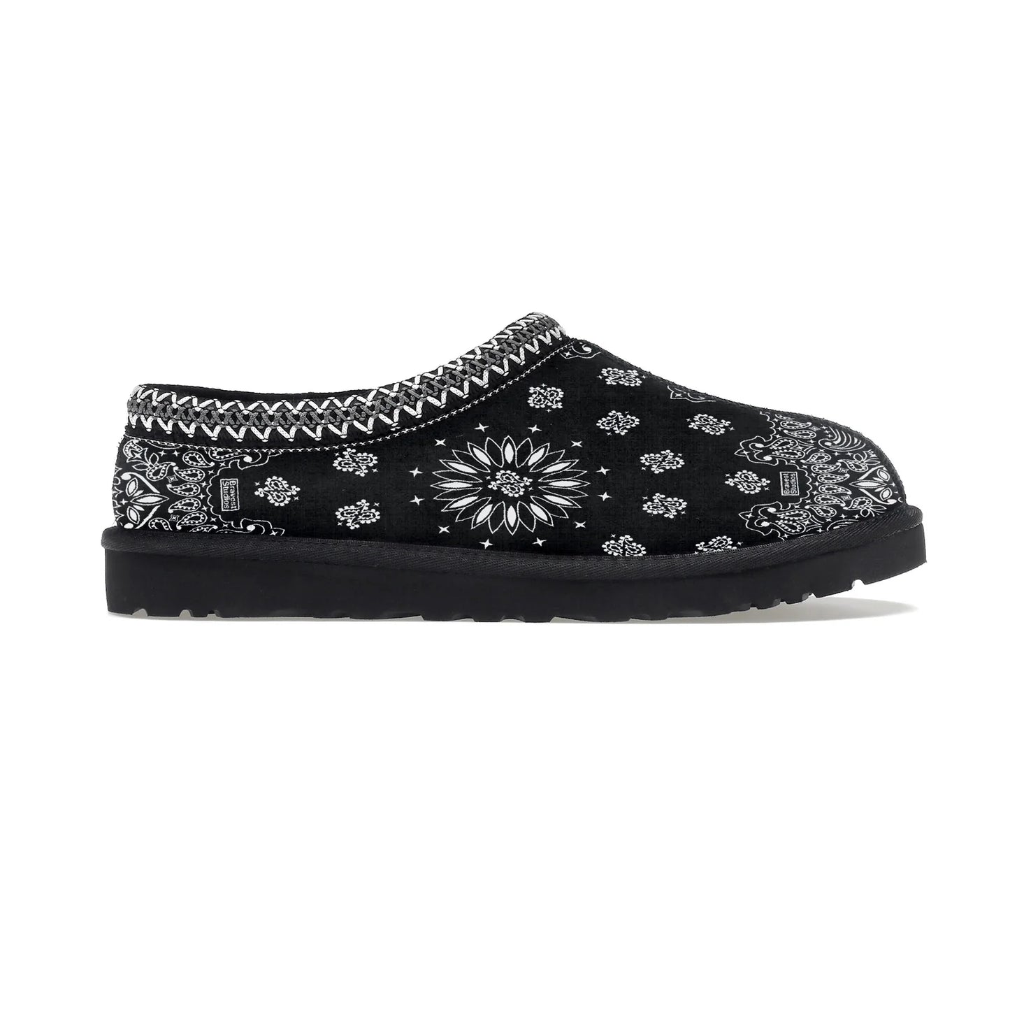 Bravest Studio Slippers "Black Paisley"