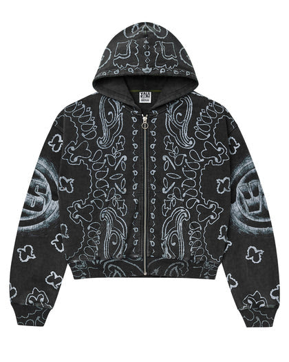 Vale Forever BLACK FLAG ZIP UP